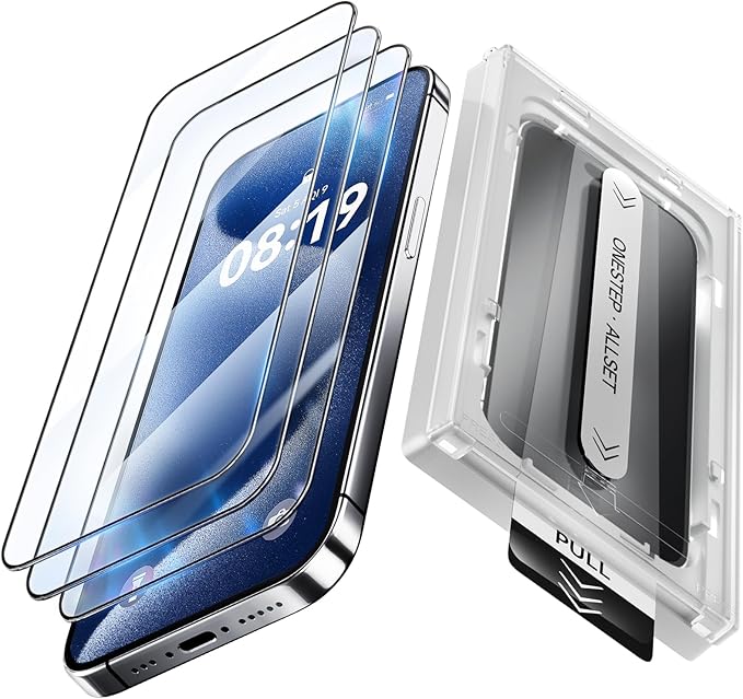 Fonowlo 3 Pack Tempered Glass