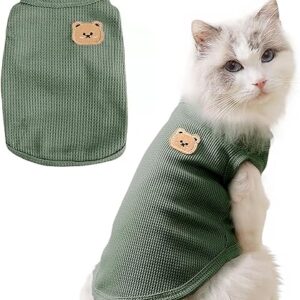 Maqilo Waffle Knit Cat & Dog T Shirt for