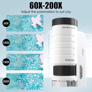 GOLRISEN Pocket Microscope