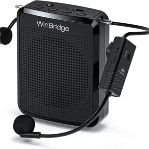 W WINBRIDGE Portable Speaker Microphone with Bluetooth