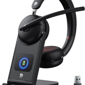 Dytole Wireless Headset with Mic for