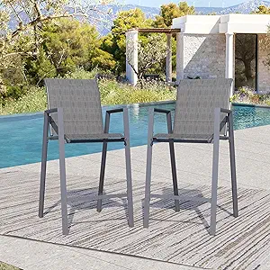 Seekverse Patio Bar Chairs