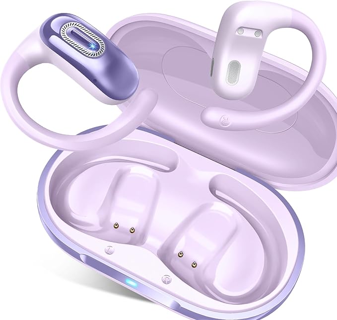 Qecnato Ear Hooks Purple