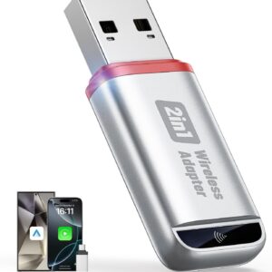 YUQUYI 2-in-1 Wireless CarPlay Adapter