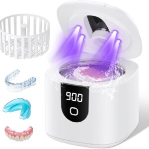 Moeila 45kHz Denture Cleaner for Mouth Guard Braces