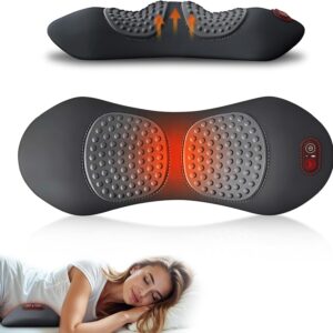 Hzwioe Rechargeable Electric Lumbar Support Pillow