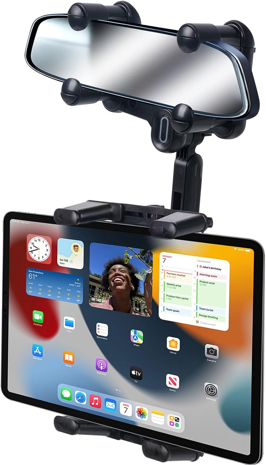 kelofam rearview mirror phone holder