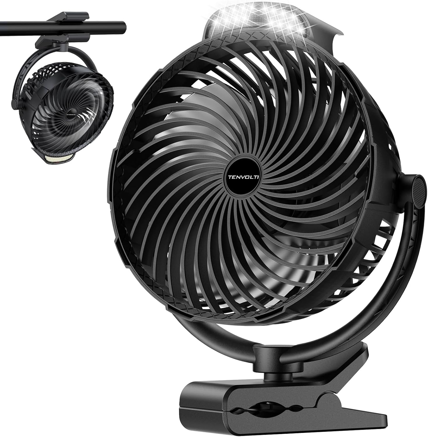 Tenvolti golf cart fan